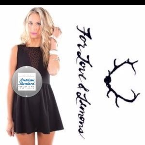 For love &  lemons  black dress